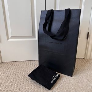 Saint Laurent shopping bag and dust bag